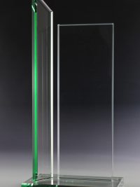 Glaspokal "Columna Gruen Award" mit Glasgravur