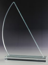 Glaspokal "Cuando Award" mit Glasgravur
