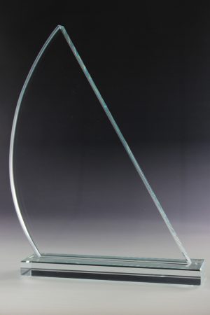 Glaspokal "Cuando Award" mit Glasgravur