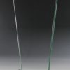 Glaspokal "Guayay Award Grün" mit Lasergravur