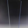 Glastrophäe "Quino Blau Award" mit Glasgravur