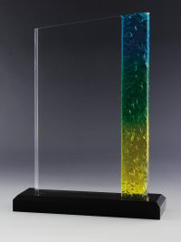 Glaspokal "Arcus Award" mit Glasgravur