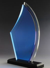 Glaspokal "Asa Award" mit Glasgravur