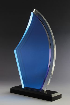 Glaspokal "Asa Award" mit Glasgravur