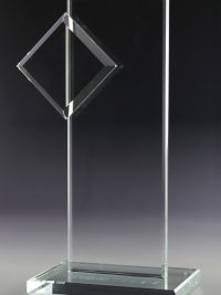 Glaspokal "Cinto Award" mit Glasgravur
