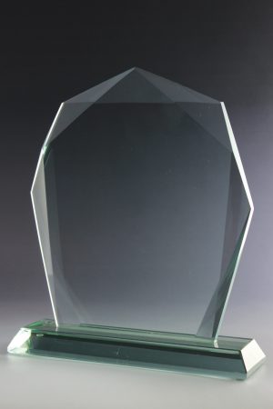 Glaspokal "Collis Award" mit Glasgravur