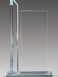 Glaspokal "Colum Award" mit Lasergravur