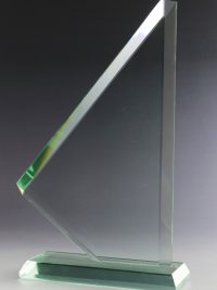 Glastrophäe "Panax Award" mit Glasgravur