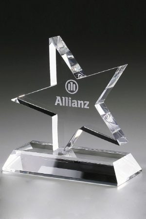 Glaspokal "Truculentus Award" mit Lasergravur