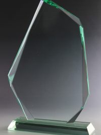 Glaspokal "Vertex Award" mit Glasgravur