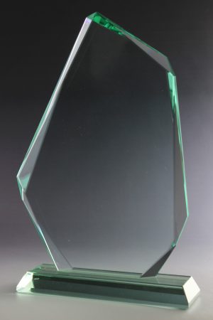 Glaspokal "Vertex Award" mit Glasgravur