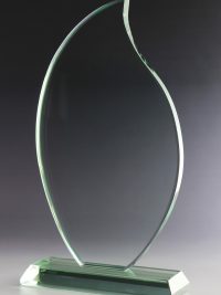 Glaspokal "Viro Award" mit Glasgravur