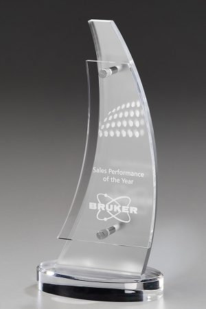 Glaspokal "Daiki Award" mit Glasgravur