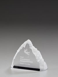 Glaspokal "Petram Award" mit Glasgravur