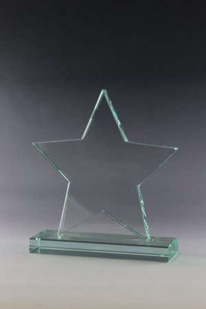 Glaspokal "Arcao Award" mit Glasgravur