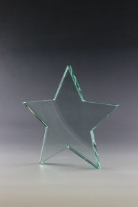 Glaspokal "Sala Award" mit Glasgravur