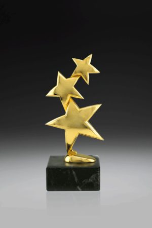 Award "Three Stars" mit Lasergravur