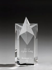 Glaspokal "Event Award" mit Glasgravur