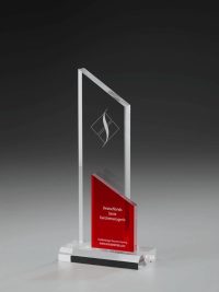Glaspokal "Kaiko Award" mit Lasergravur