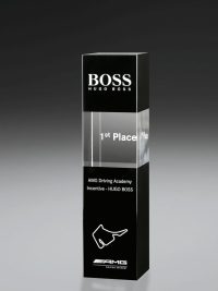 Glaspokal "Kale Award" mit Lasergravur