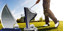 Golfpokale der Golf Kollektion von Glaswert