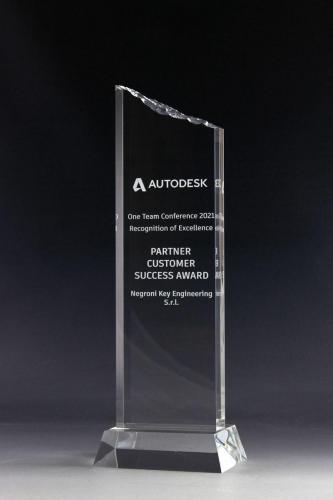 Glastrophäe mit einer Lasergravur kaufen