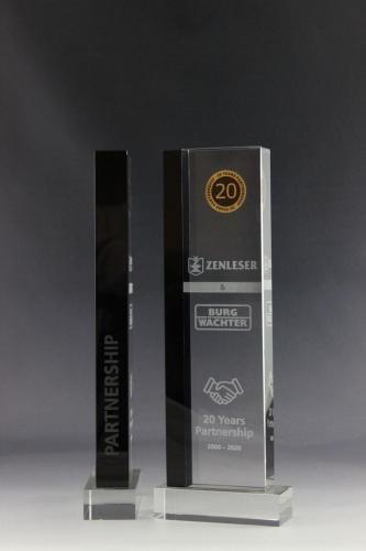 Glaspokale für Scholemann Remy aus mit Lasergravur